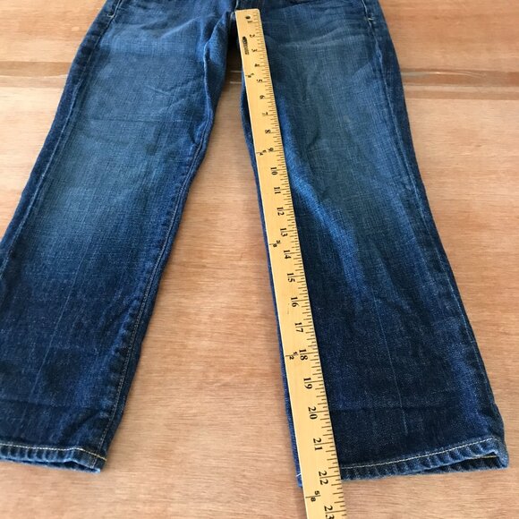 Citizens of Humanity Kelly# 063 Stretch Low Waist Cropped Jeans Women 26 Blue - Picture 9 of 14